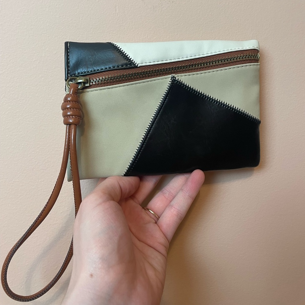 Universal Thread Tri-Color Patchwork Bag - image 4